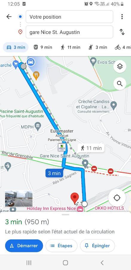 Appartamento Renove 2023 Proche Aeroport 5min, Gare Sncf 2 Min, Tramway Au Pied De L'immeuble , Parking Possible, Renovated 2023 Near The Airport 5 Min, Train Station 2 Min, Tram Next To The Building 1 Min, Parking Possible *